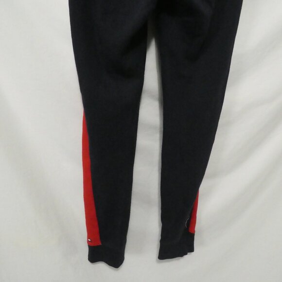 TOMMY HILFIGER | xxs | Navy Sweatpants | Red & White Side Panels - Picture 14 of 16
